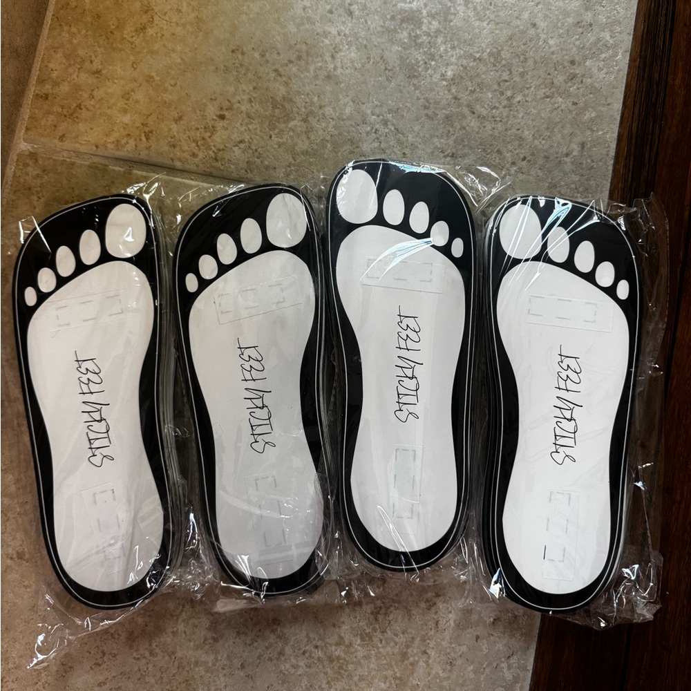 100 Pairs Spray Tan Disposable Sticky Feet Sets (4 packs of 25)